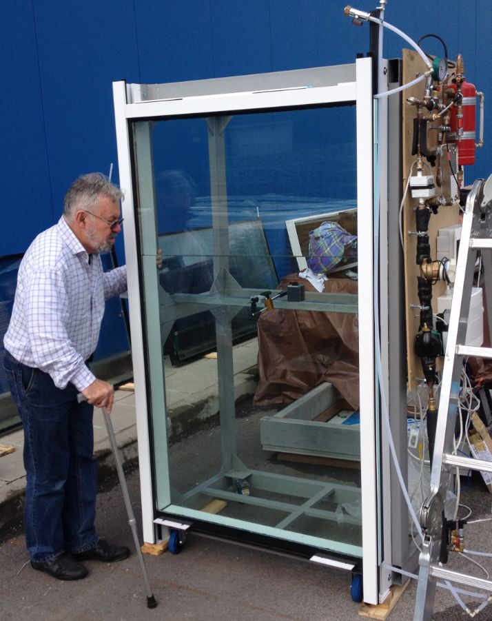 Water Flow Insulation Glass Unit prototype!
